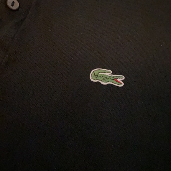 Lacoste Black Polo - Size 4 - Picture 2 of 4